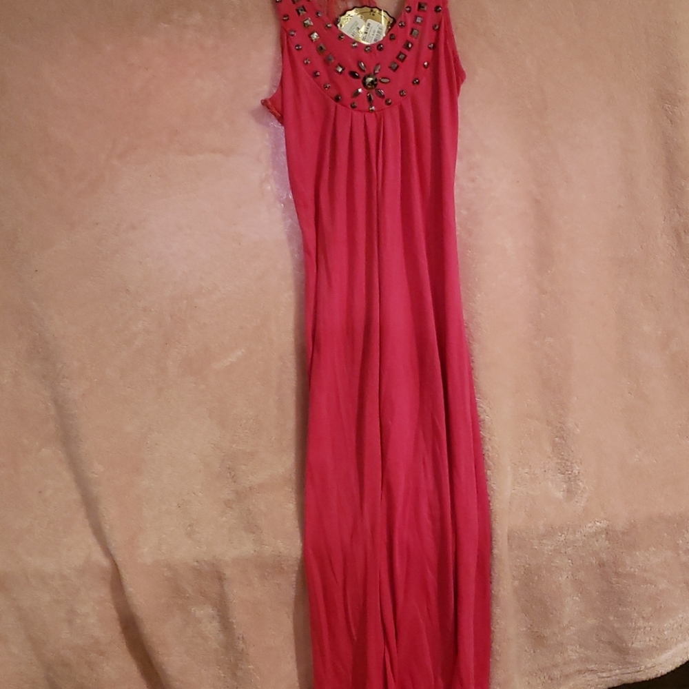 Nwt pink maxi dress
